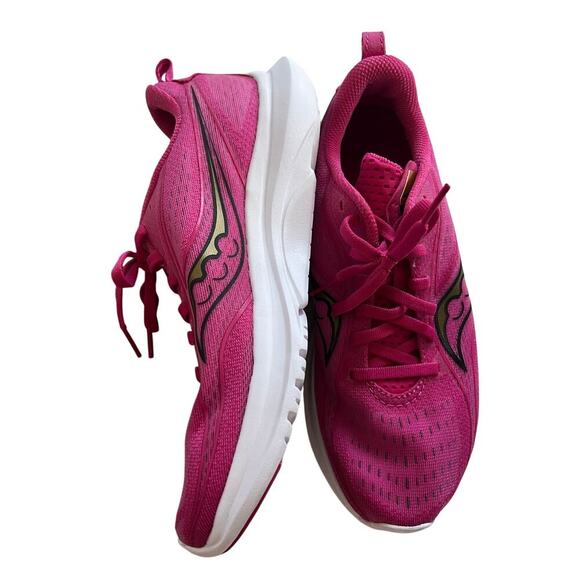 Pink Saucony Women's Kinvarra 13 running shoes size 8.5 - Picture 4 of 9